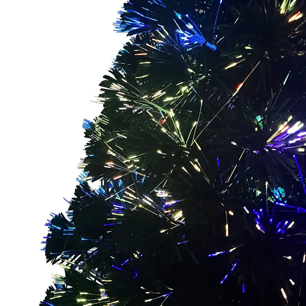 Albero di Natale con Supporto-Luci decorative natalizie Verde 240 cm in Fibra Ottica