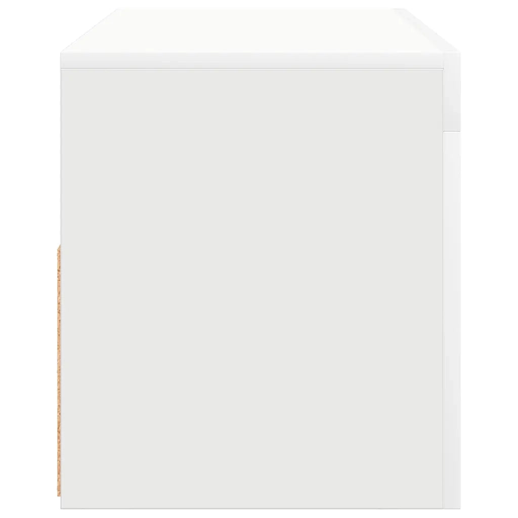Mobile Porta TV con Luci LED Bianco 90x35x40 cm 804319