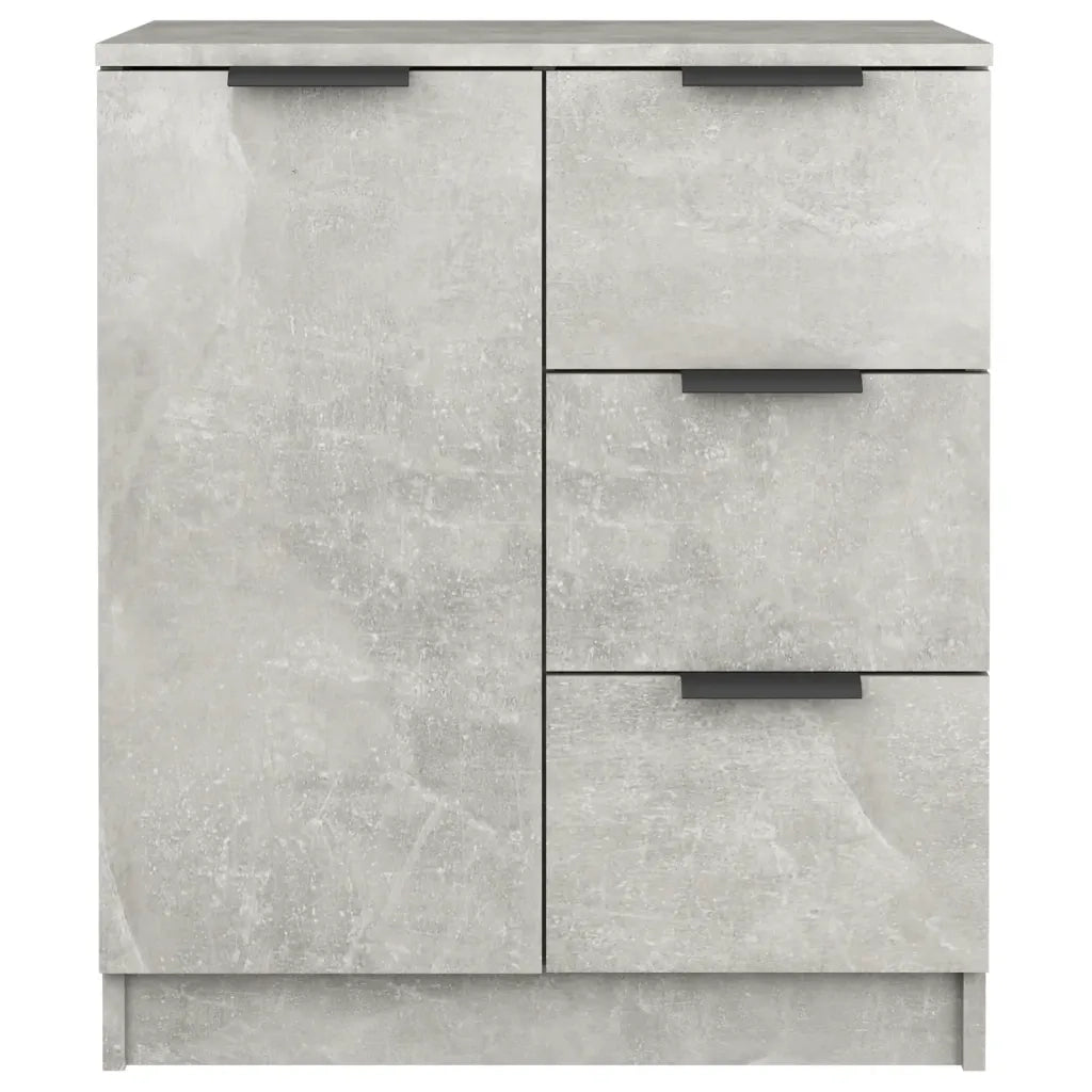 Credenza-Buffet-Armadio da cucina Grigio Cemento 60x30x70 cm in Legno Multistrato 946181