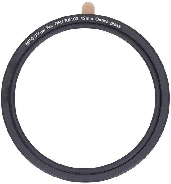 Filtro UV 42 mm - Alta Transparenza alla Luce - Bassa Riflessione - Compatibile con GR3/GR3X/GR2 - Sottile e Leggero - Vetro Ottico - Filtro per Fotocamera