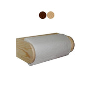 Portarotolo Legno a Parete Noce Cm 27X14