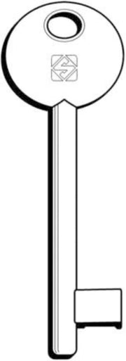 Chiave Patent 6P1D Silca Ottone 5 Pezzi