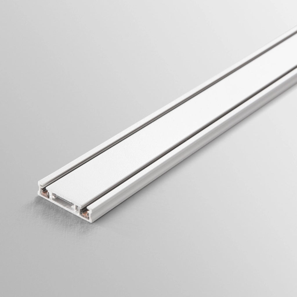 BINARIO BERNINI 48V BIANCO CON TAPPI INCLUSI 200CM