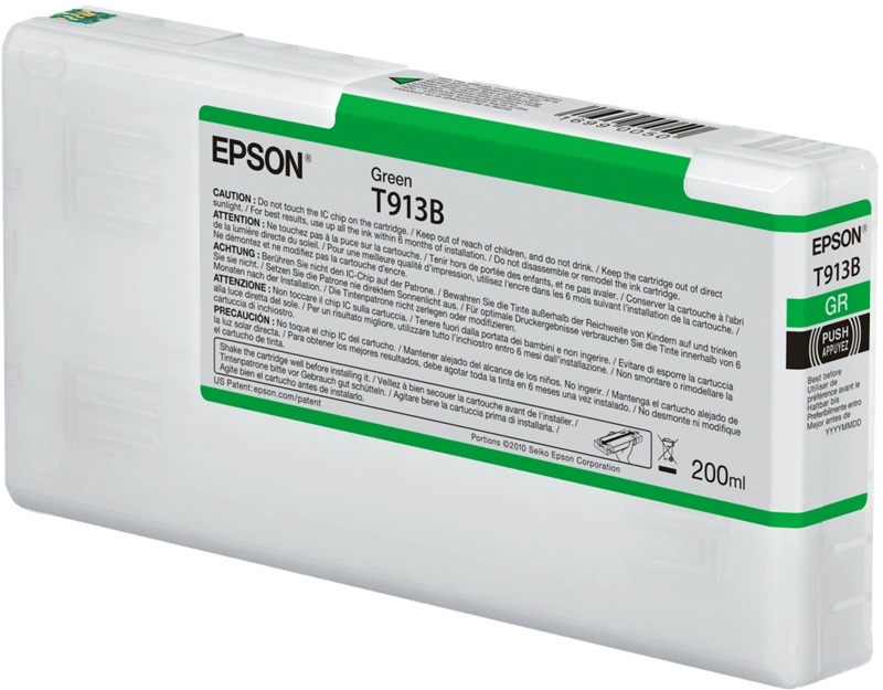Epson T913B Green Ink Cartridge (200ml)