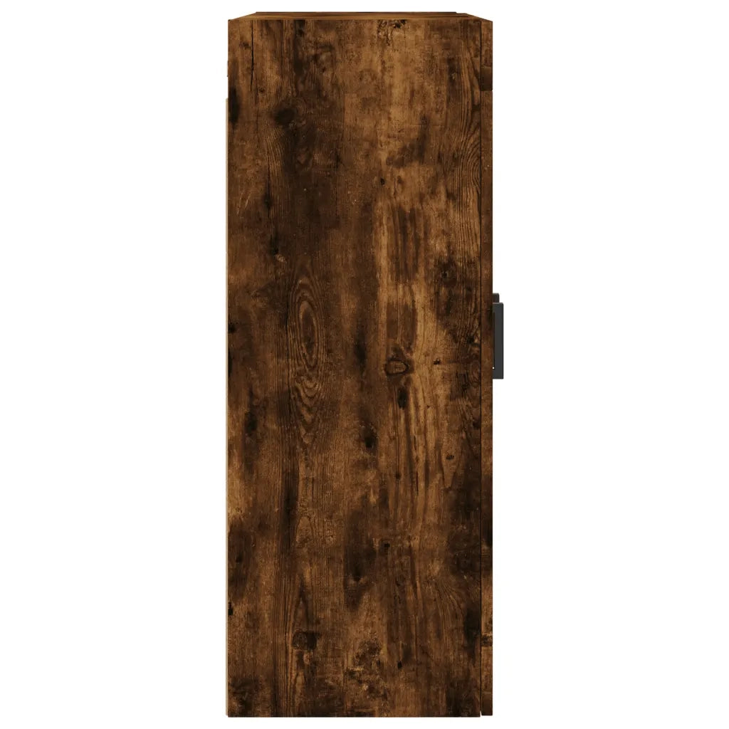 Armadietti a Parete 2 pz Rovere Fumo in Legno Multistrato 3197942