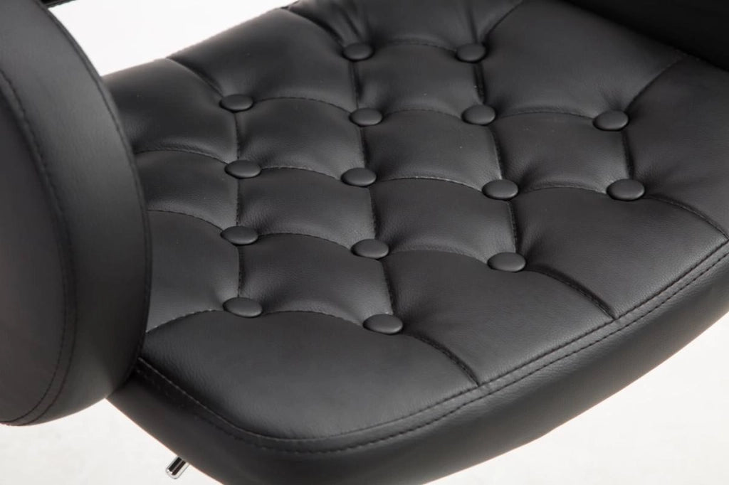 Set 2 Sgabelli Design Dublin In Similpelle nero