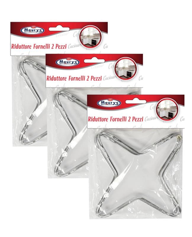 KIT SET 3 PZ MAURY'S RIDUTTORI FORNELLO 2 PZ