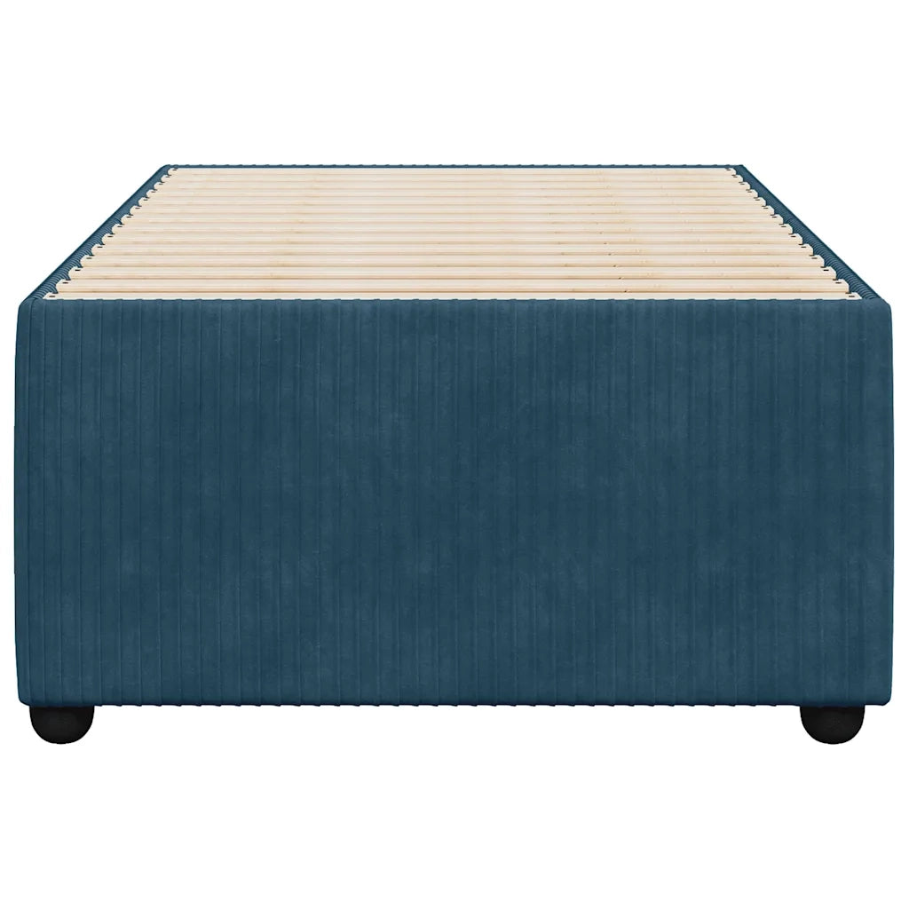 Giroletto Blu 90x190 cm in Velluto
