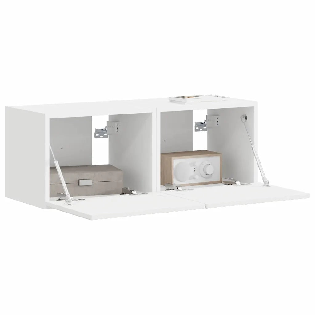 Mobile TV da parete 2 pcs Bianco 39 x 31 x 29,5 cm