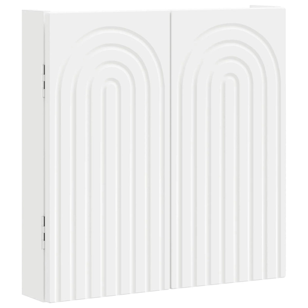 Armadio per Dartboard ALKMAAR Bianco 52,5 x 10,5 x 53,5 cm 896225