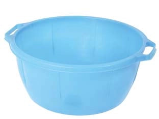 BACINELLA TONDA CON MANICI- - ø cm.28,5x12 da lt.12 - 6 pezzi