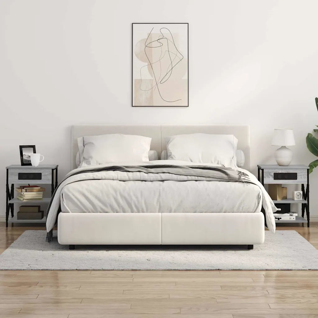Armadio da Notte 2 pcs Grigio Sonoma 41 x 31 x 51 cm 859522