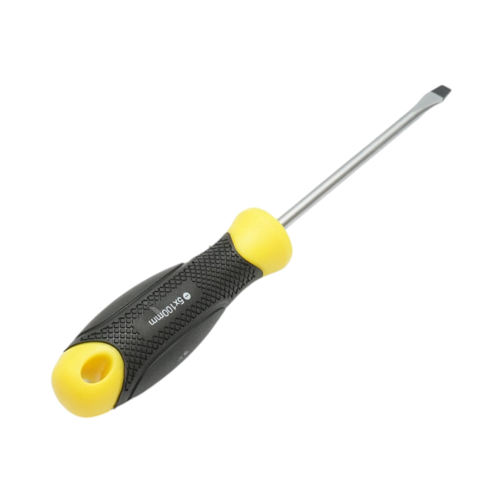 Cacciavite dritto Crownman 5x100mm con punta magnetica professionale Cr-V