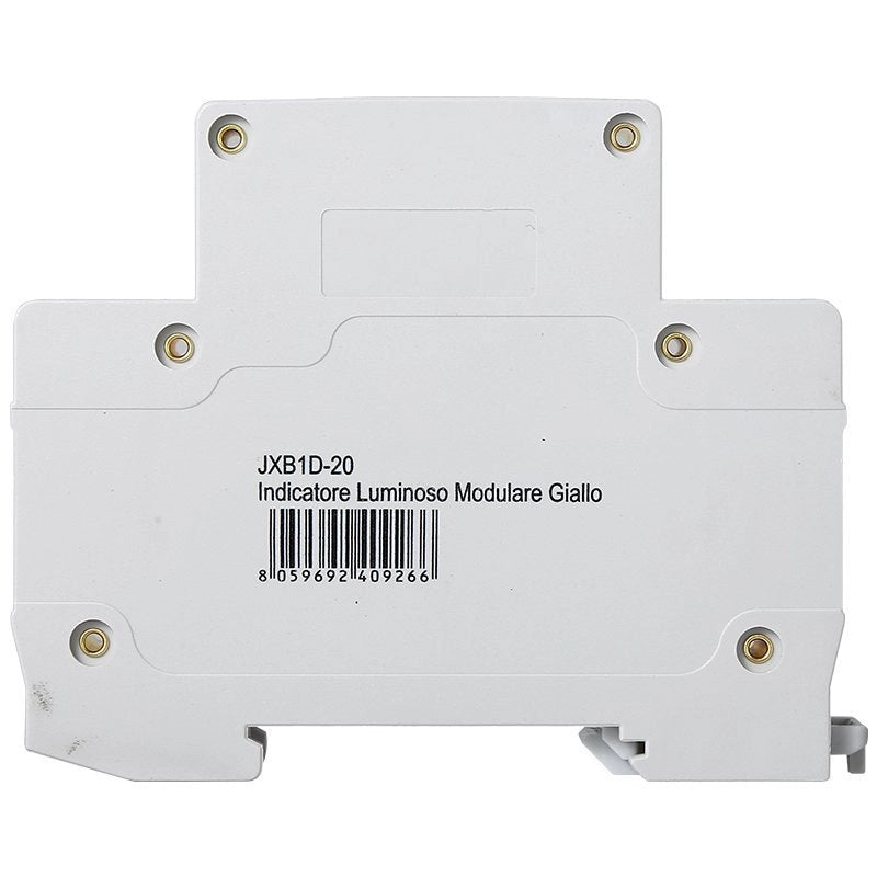 Indicatore Luminoso Modulare 230V Giallo Occupa 1 Modulo DIN Lampada Spia Led Segnalazione
