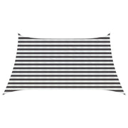 Telo Ombra Antracite e Bianco 3 / 4 x 2 m HDPE