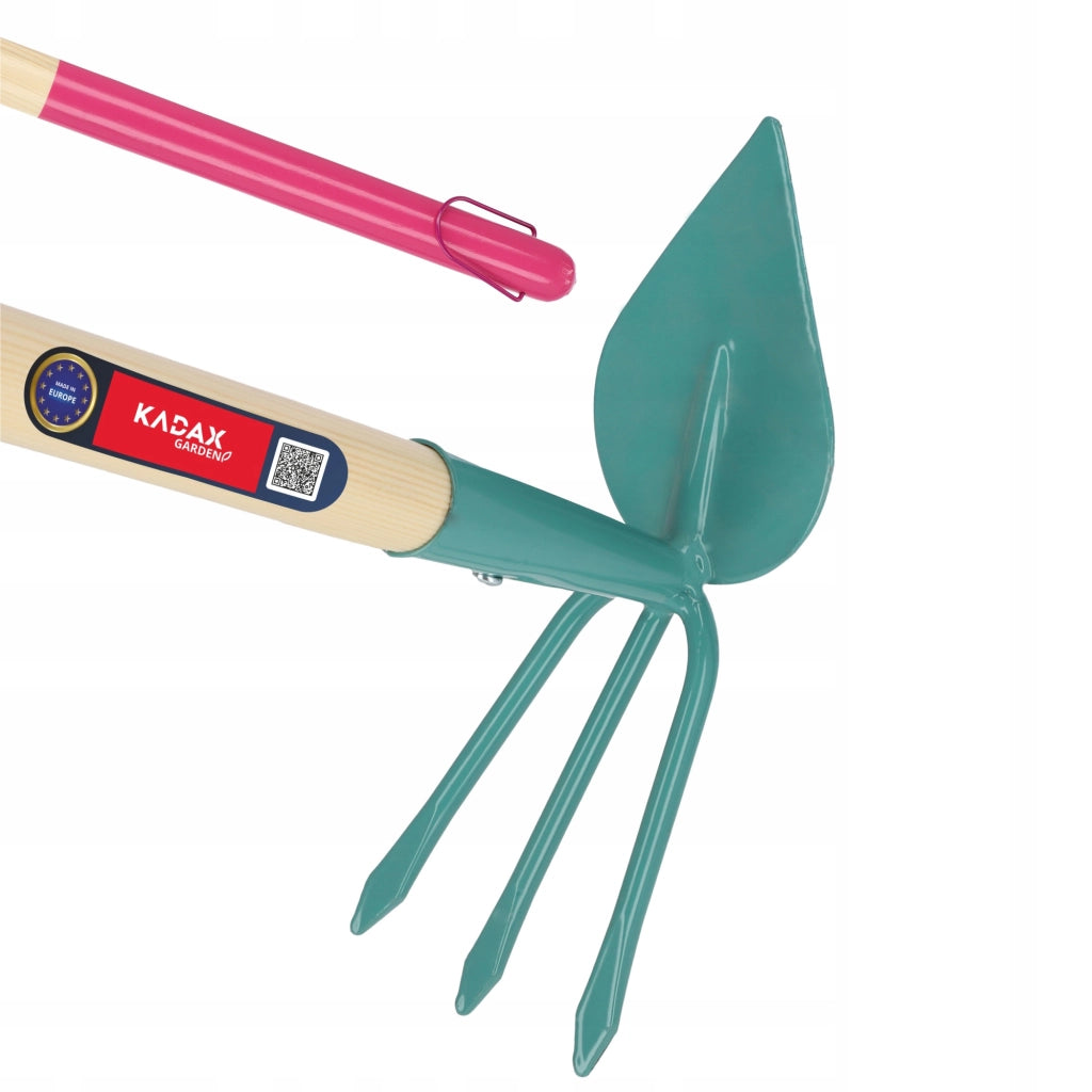Zappa da giardino KADAX per scavare con forca 8,5 cm, da donna, 134 cm