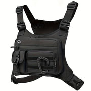 Fodera tattica per uomini - Giacca da outdoor tattica - Giacca da sport da outdoor a uso multifunzionale - Nero - 27*17*5cm