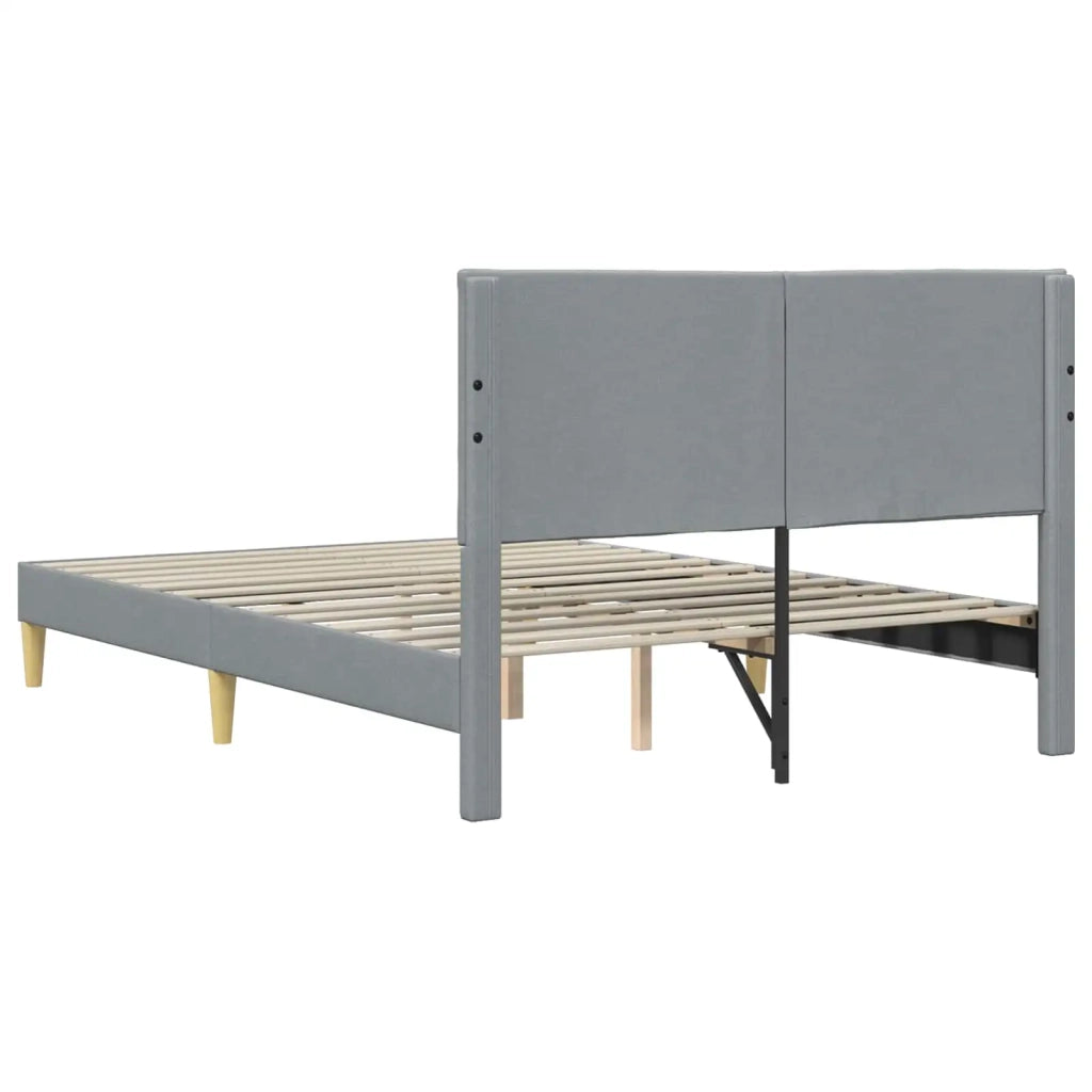Struttura del letto Grigio Chiaro 120 x 200 cm Tessuto 42027576