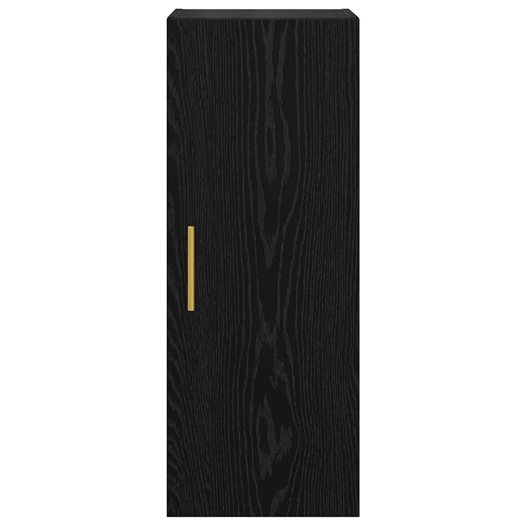 Pensile Rovere Nero 34,5 x 34 x 90 cm Legno multistrato 882606