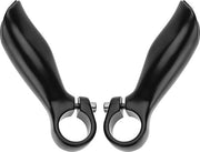 Manubrio di fine per bicicletta da corsa e mountain bike - lega di alluminio - nero.