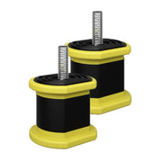 SUPPORTO ANTIVIBRANTE PER STAFFE DI CONDIZIONAMENTO E A PAVIMENTO PER UNITÀ ESTERNE IN TERMOPLASTICO - DIMENSIONI MM : 40X40  PORTATA 200 KG PER KIT  - VEC