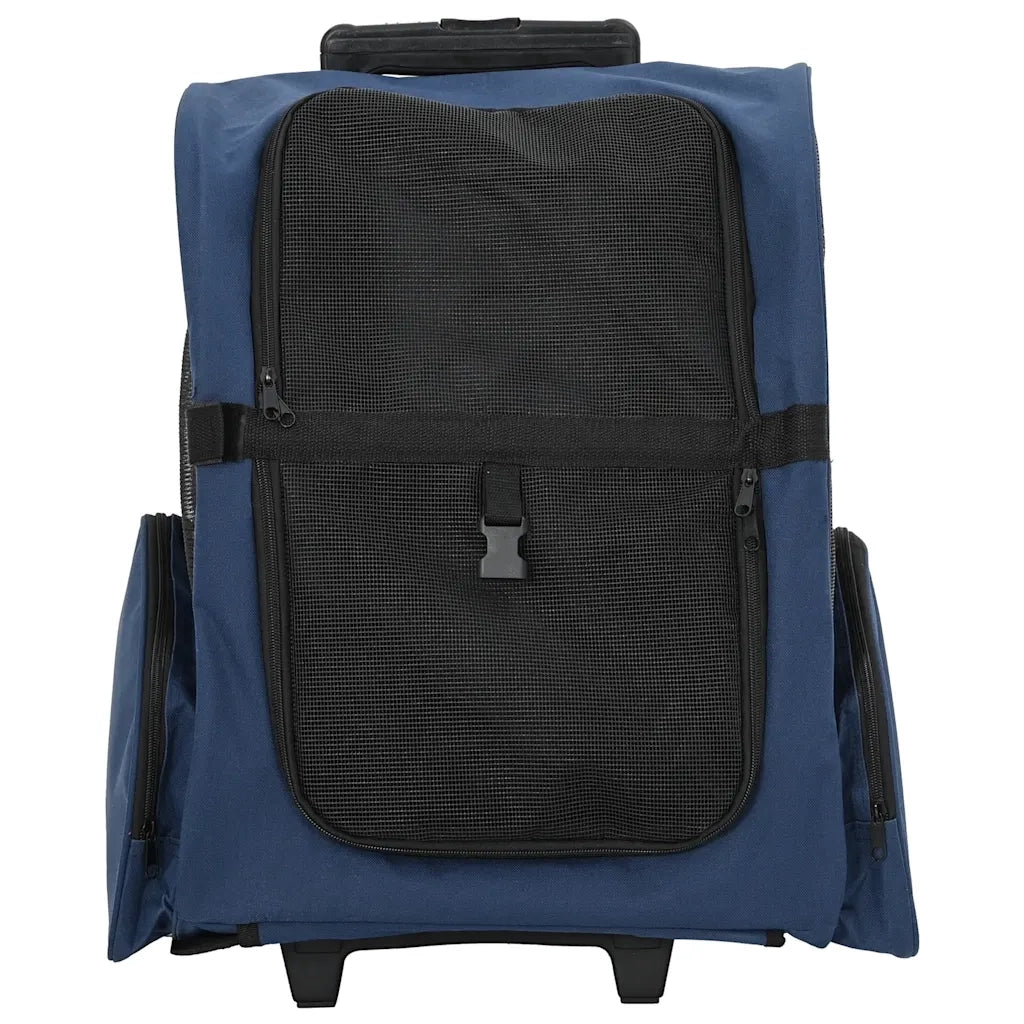 Carrello per animali domestici 3 in 1 Design Blu 48x32x(57-106) cm Tessuto Oxford CFW1791620
