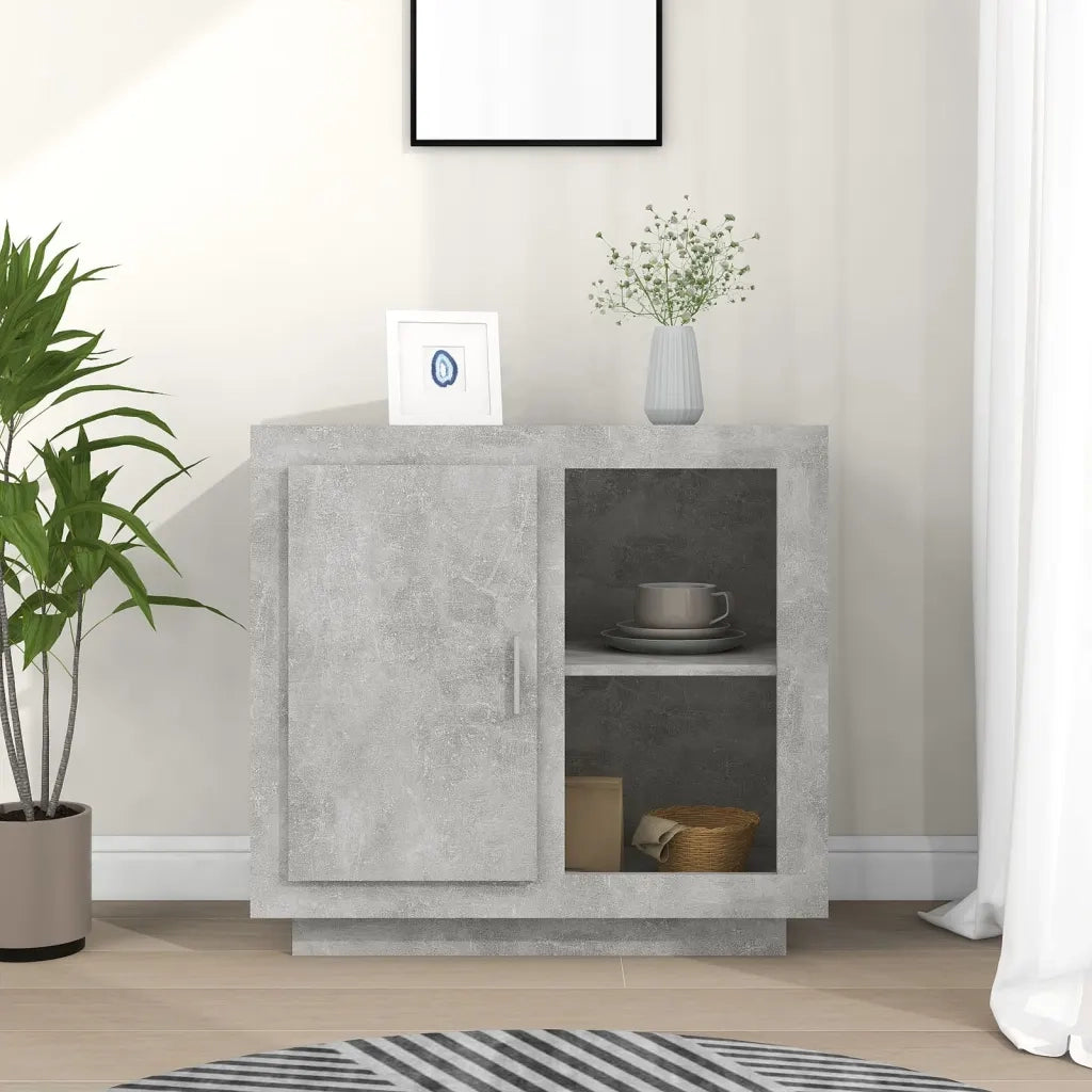 Credenza Grigio Cemento 80x40x75 cm cod mxl 24956