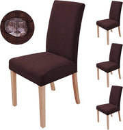Set di 4 coprispalliera estensibili coprispalliera moderni coprispalliera estensibili adesivi rimovibili lavabili per sedie da tavolo coprispalliera per seggiolone coprispalliera per eventi matrimoni uffici feste decorazioni (tavolo da caffè)