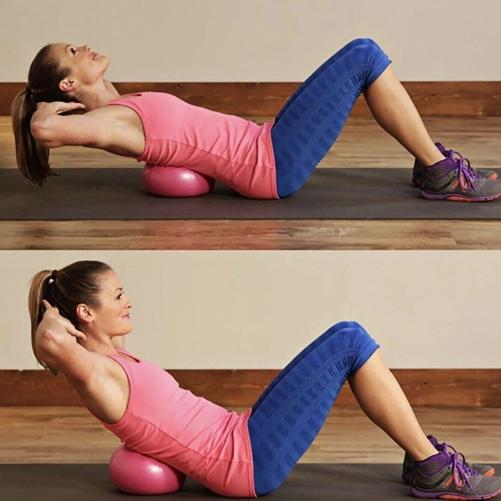 MINI SOFTBALL PALLA PER ESERCIZI ADDOMINALI YOGA PILATES FITNESS PALESTRA 25CM