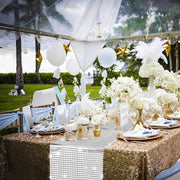 Tavolo da tavola argento 30 m x 275 cm con rivestimento in argento lucido, tavolo da tavola con pailletti argento, tavolo da tavola per festa, matrimonio, compleanno, festival