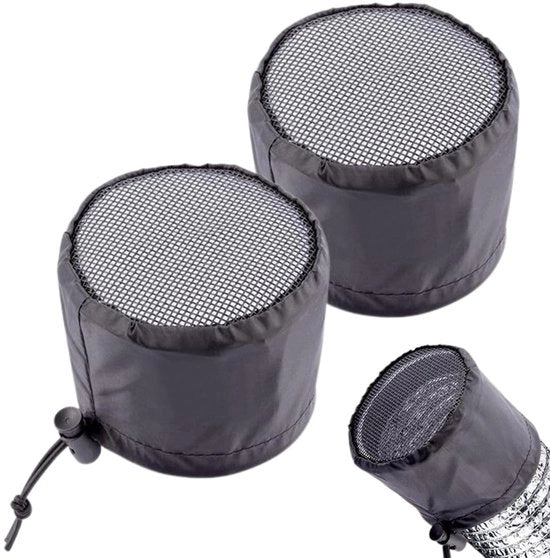 Copertura di ventilazione per indoor - 2 pezzi - Filtro a canale - Ideale per serre interne - Perfetto per piante - Facile da pulire