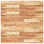 Piano Tavolo | Superficie Tavolo | Piano Scrivania Quadrato 90x90x4 cm in Legno Massello di Acacia
