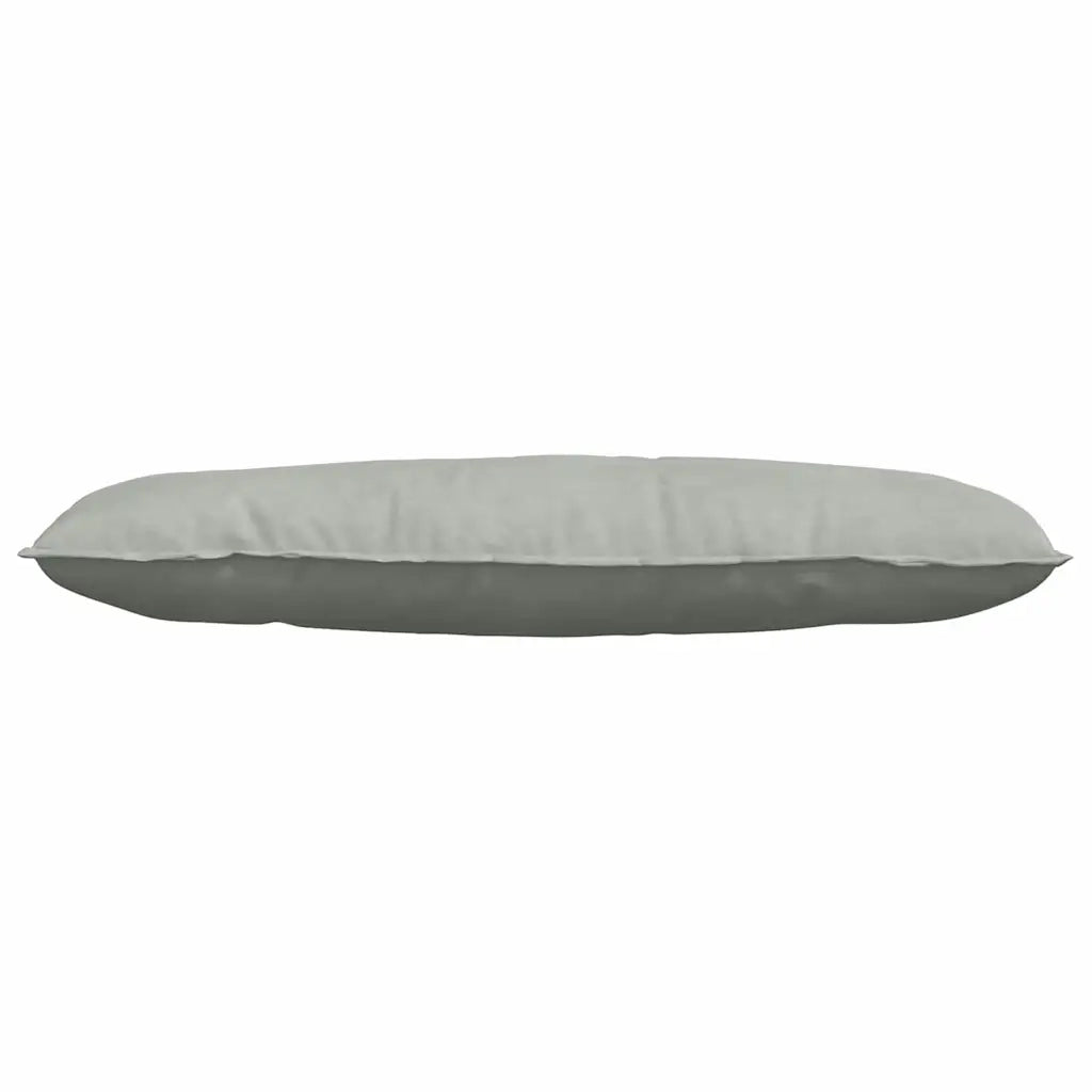 Cuscino per Schiena Grigio chiaro 120 x 50 cm Tessuto in Cords