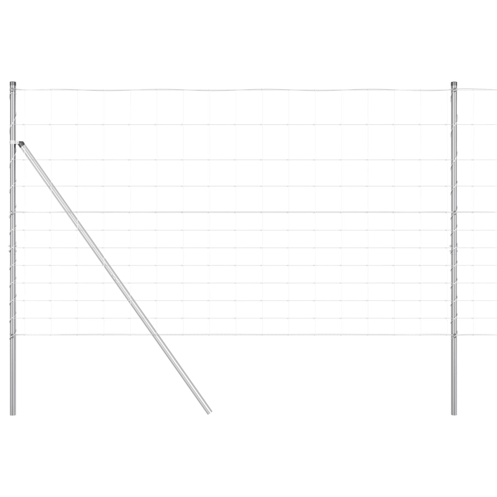 Recinzione per Terreni  1.4x25 m in Acciaio Galvanizzato