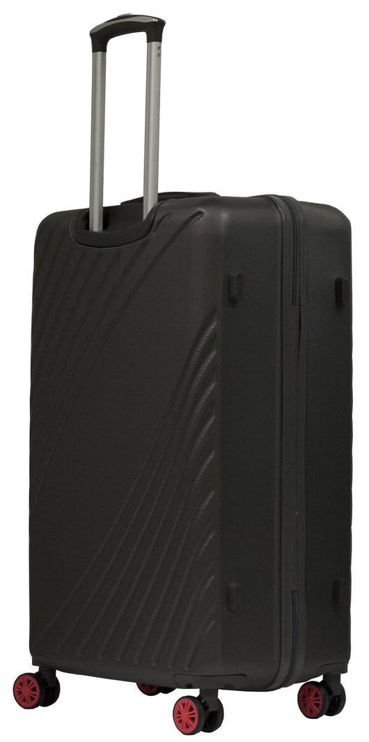 Trolley Valigia Grande Rigida in ABS 4 Ruote TSA Ravizzoni Fresh Antracite e Fucsia