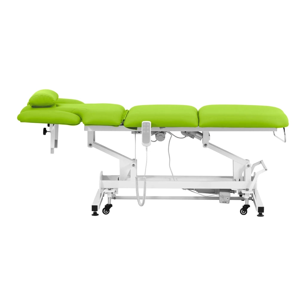 Lettino da massaggio confortevole 3 motori 250 kg verde chiaro 14_0007756