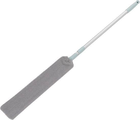 Aspirapolvere a setole in microfibra con manico in acciaio e panno lavabile - Ideale per mobili e divani letto