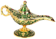 Lampada da Tavolo Decorativa in Stile Arabo - Collezione - Lavorato in Metallo con Finitura a Specchio