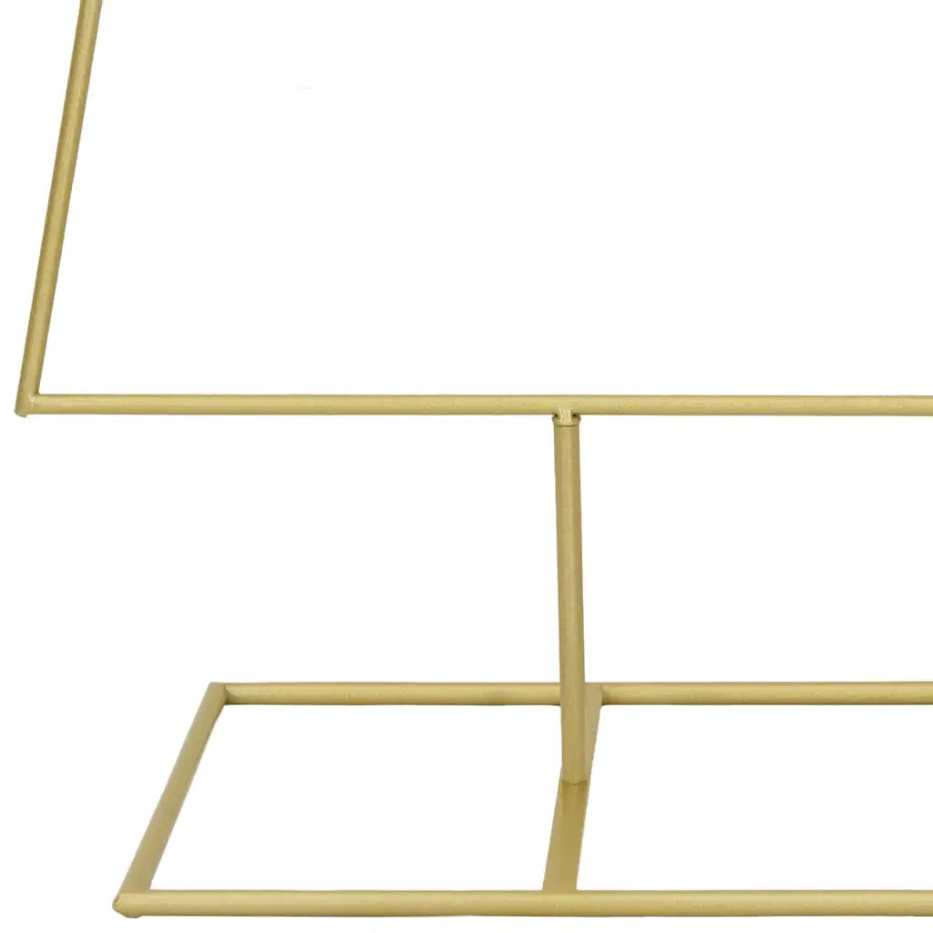 Albero di Natale in metallo con supporto-Decorazioni natalizie Oro 150 cm 680084