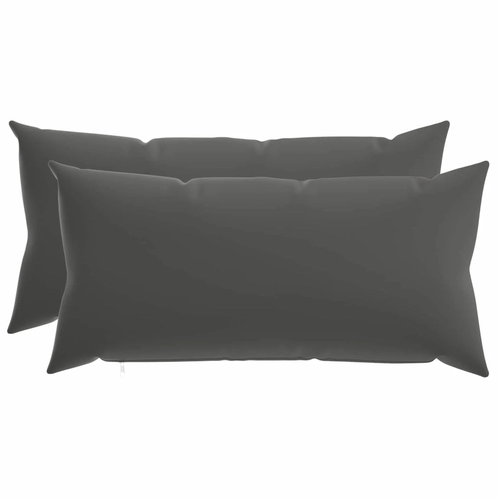 Federa 2 pcs HEERLEN Antracite 40 x 80 cm Poliestere 910006