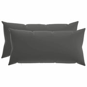 Federa 2 pcs HEERLEN Antracite 40 x 80 cm Poliestere 910006