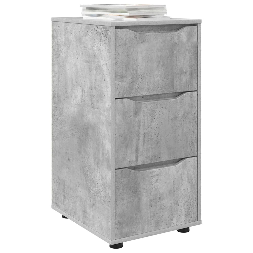 Armadio Grigio cemento 40 x 48 x 81 cm Legno multistrato