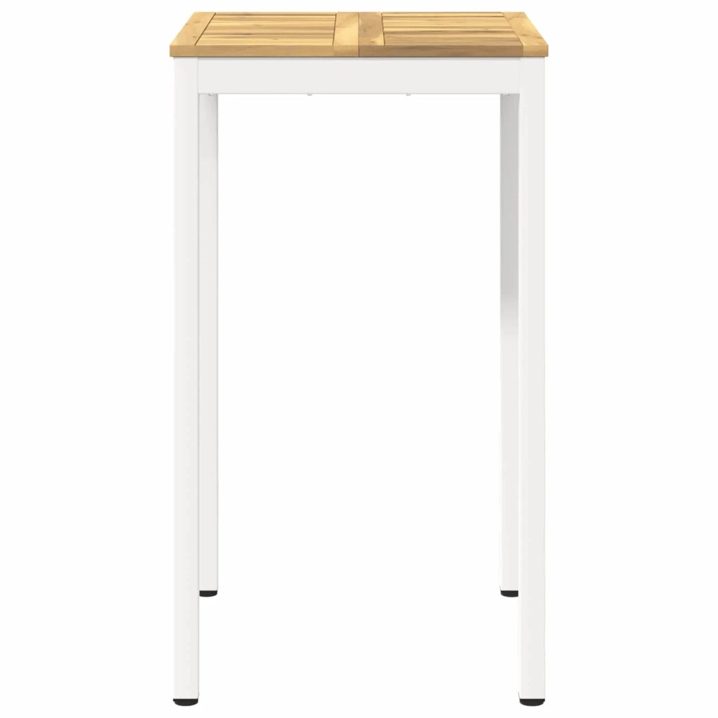 Tavolo Bar da Giardino Bianco 60 x 60,5 x 105 cm 901773