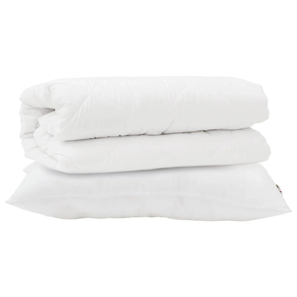 Set di Piumoni con cuscino 2 pcs Bianco Microfibra 3376853