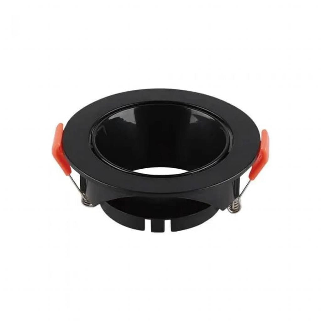 GU10 Monti rotondi Black Frame + Black Riflector