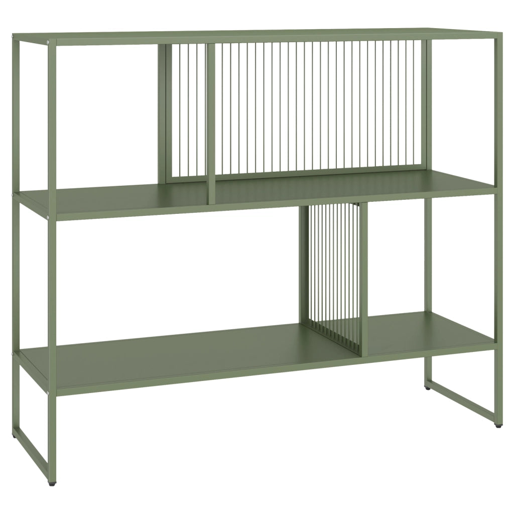 Scaffale in metallo verde kaki EMILIA