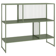 Scaffale in metallo verde kaki EMILIA
