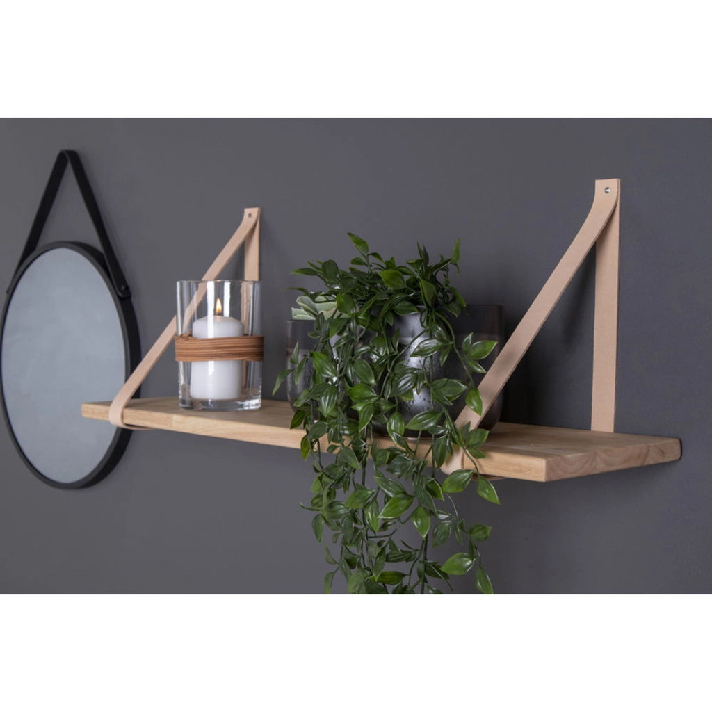 Mensola Gilbert, Marrone, Legno, 20x120x2 cm