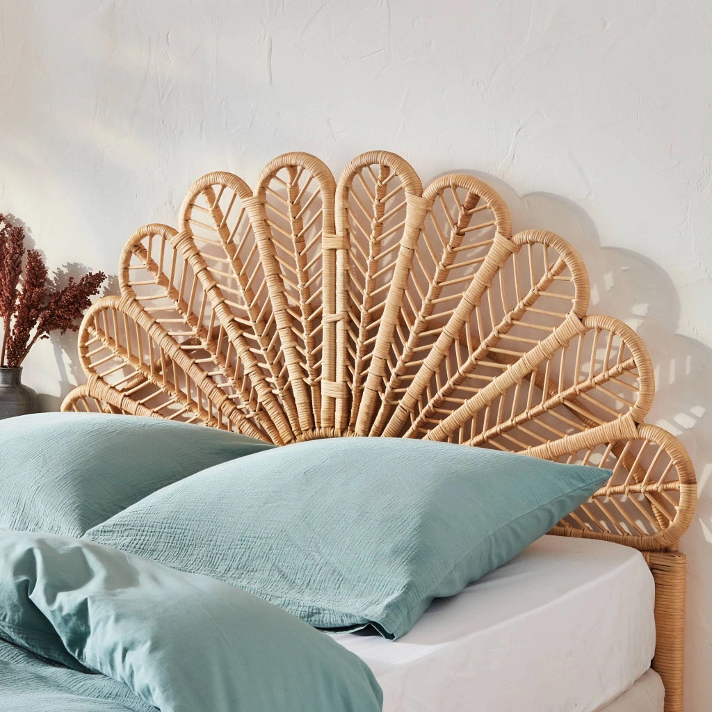 Testata in rattan naturale