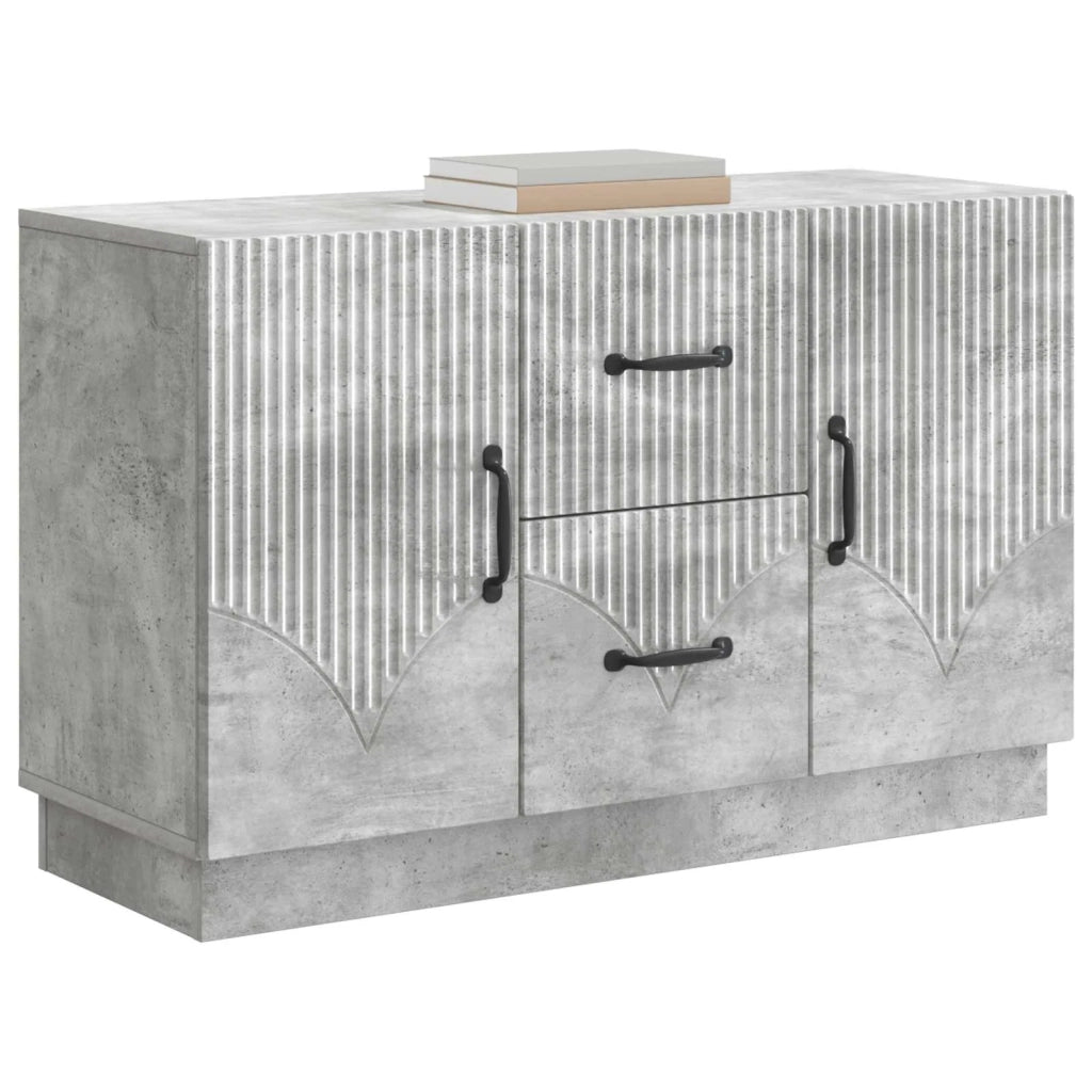 Credenza Grigio Cemento 89 x 34,5 x 57 cm Legno ingegnerizzato 895348
